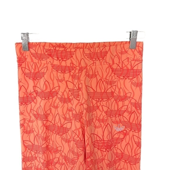 Adidas - NWT Mid-Rise Printed Sports Leggings with Elasticated Waist Sz M - Picture 4 of 10